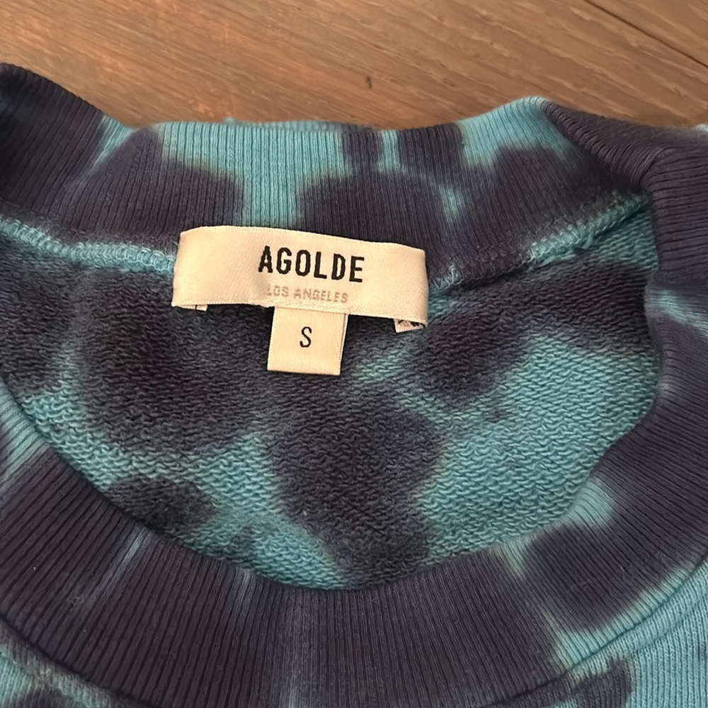 Agolde tye dye sweatshirt